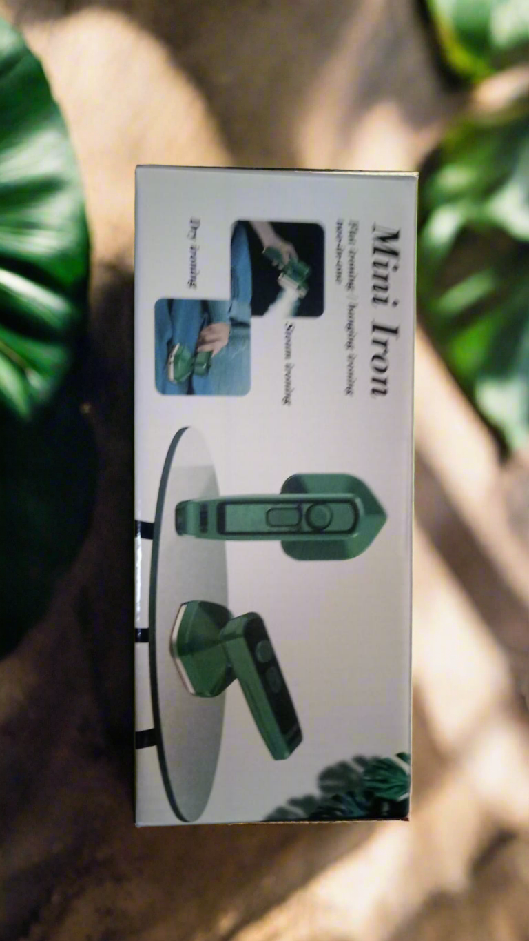Mini Steam Iron Handheld Garment Steamer For Clothes - Portable Travel Household