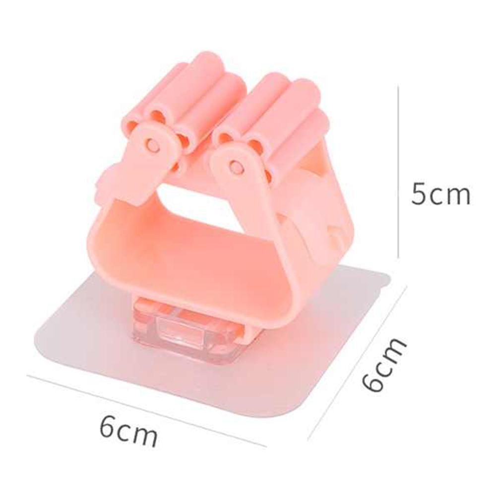 2177 Magic Sticker Series Self Adhesive Mop And Broom Holder (Pack of 5)