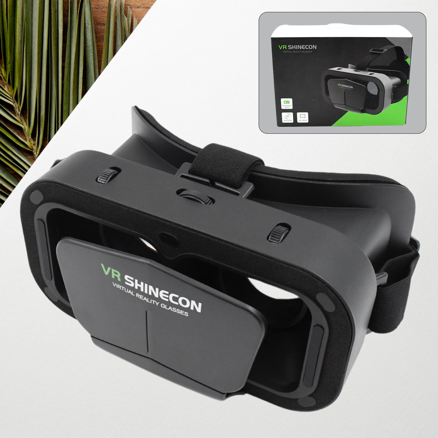 Virtual Reality Headset for iOS & Android – 1 Year Warranty, Compatible with 4.7-7.2" Screens