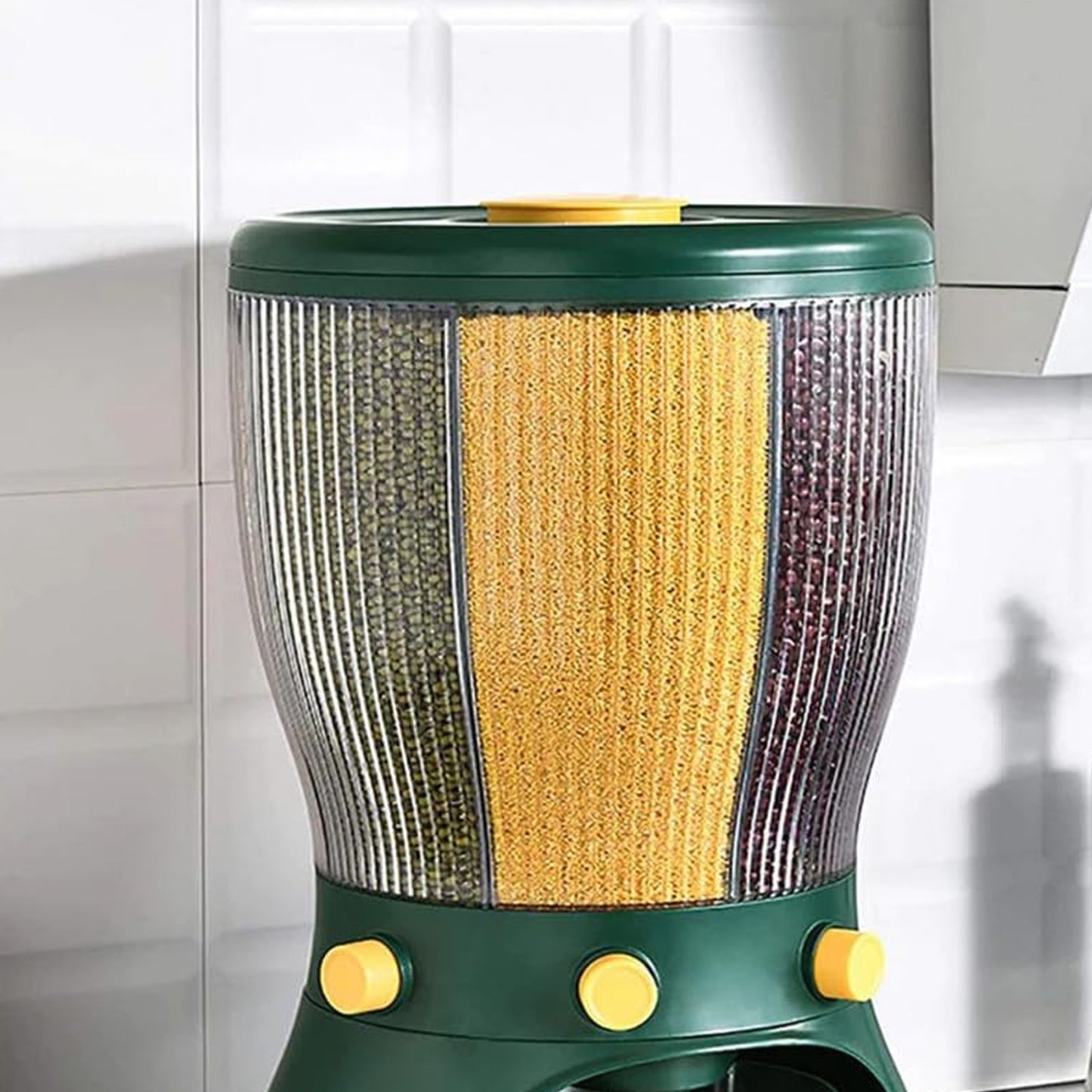 (12253) 4 In 1 360 Degree Rotation Cereal Dispenser (Approx 10 Kg 1 Pc)