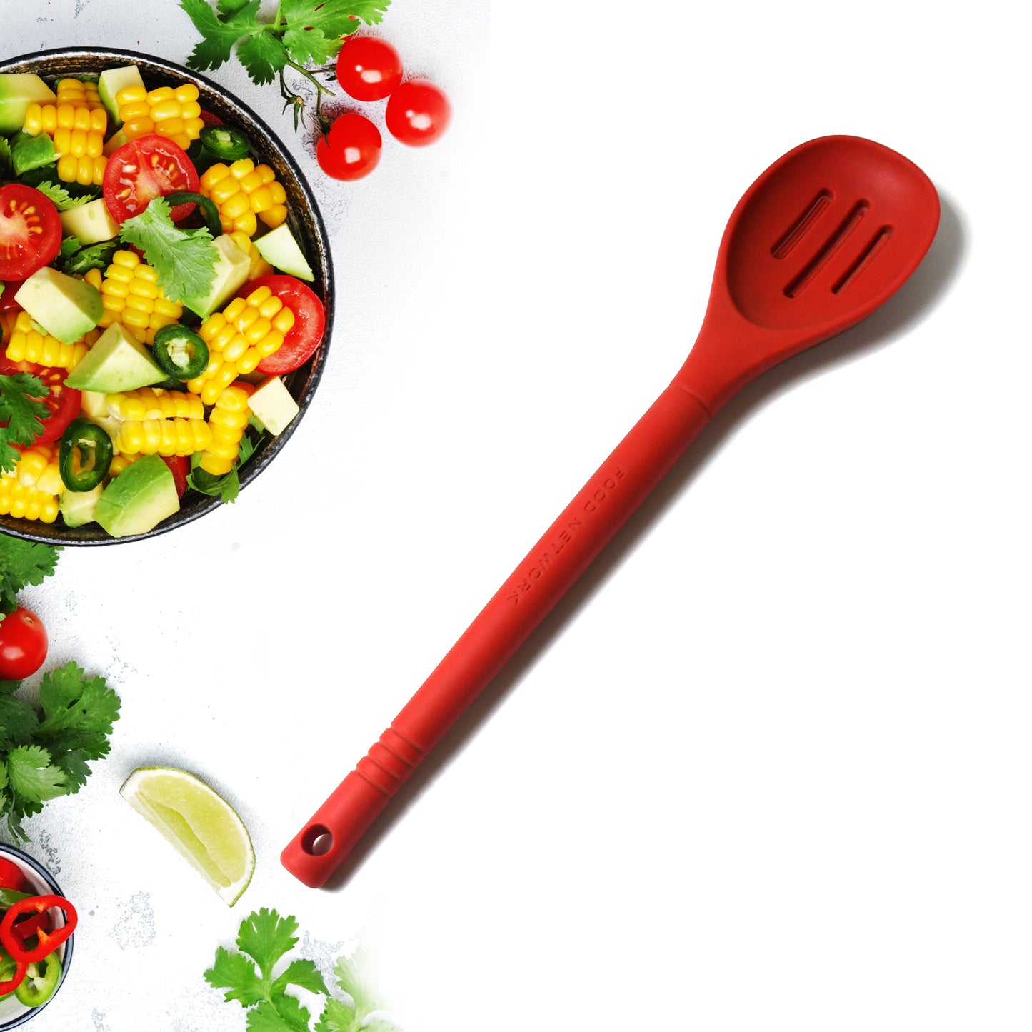 Multipurpose Silicone Spoon Silicone Basting Spoon Non-stick Kitchen Utensils