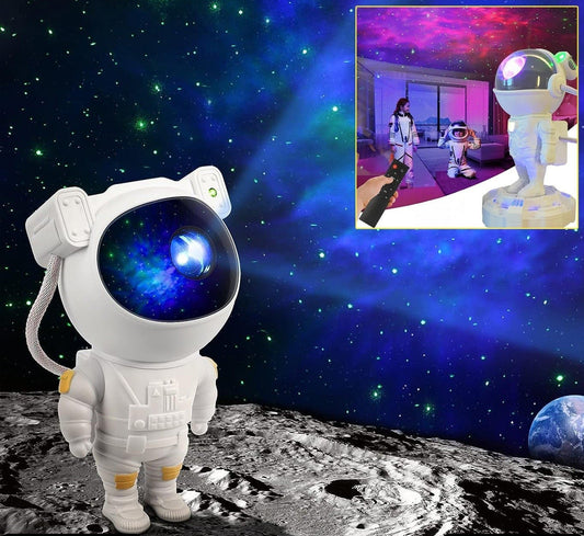 Robot Sky Space Stars Light Astronaut Galaxy Projector Night Lamp